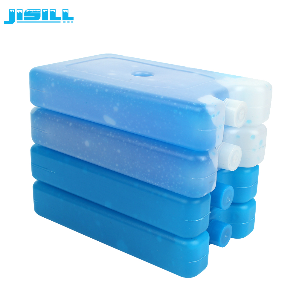 Factory Supply 400ML HDPE Plastic Non-Toxic Gel Food Safe Cooler Bag Gel Freezer Block for Cold Storage