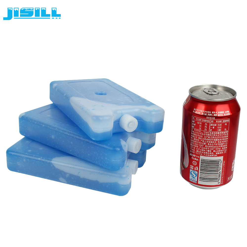 Factory Supply 400ML HDPE Plastic Non-Toxic Gel Food Safe Cooler Bag Gel Freezer Block for Cold Storage